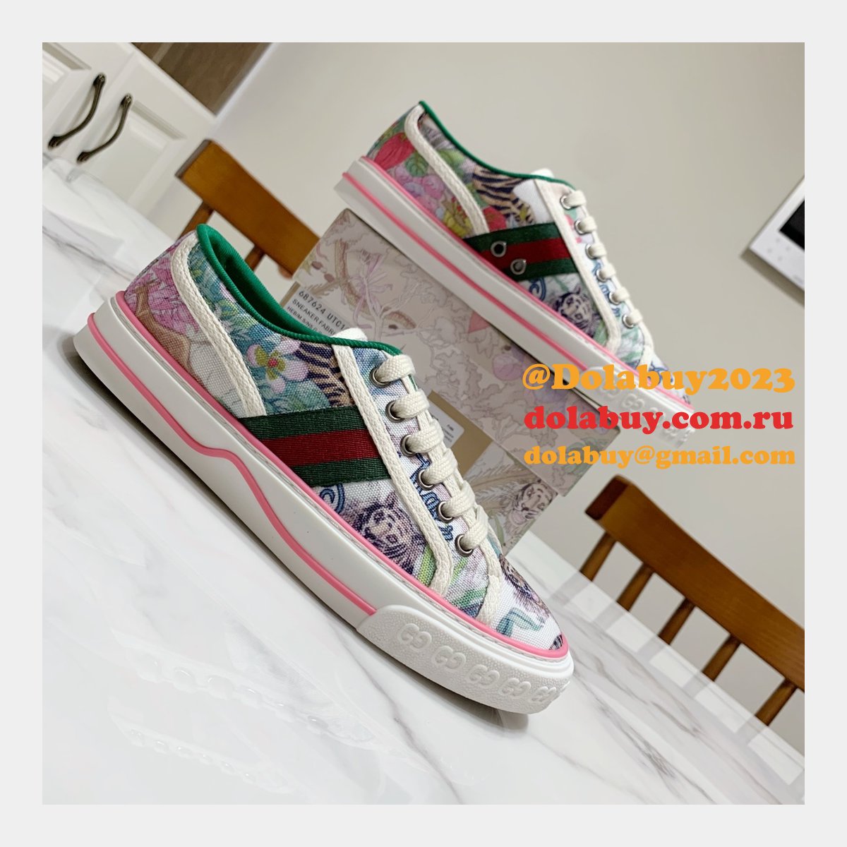 Replica Gucci Canvas Shoes 1977 Series Women/Men Quality For Sale
