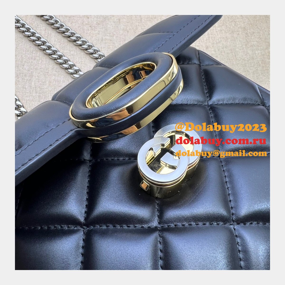 Gucci Deco Perfect Shoulder 741457 Luxury Fake Bag
