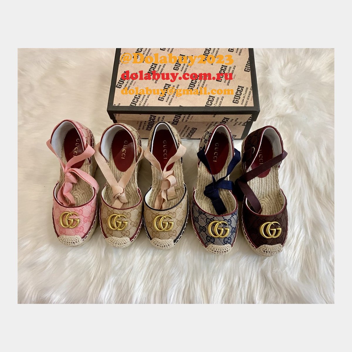 Cheap Gucci Wedge Sandals