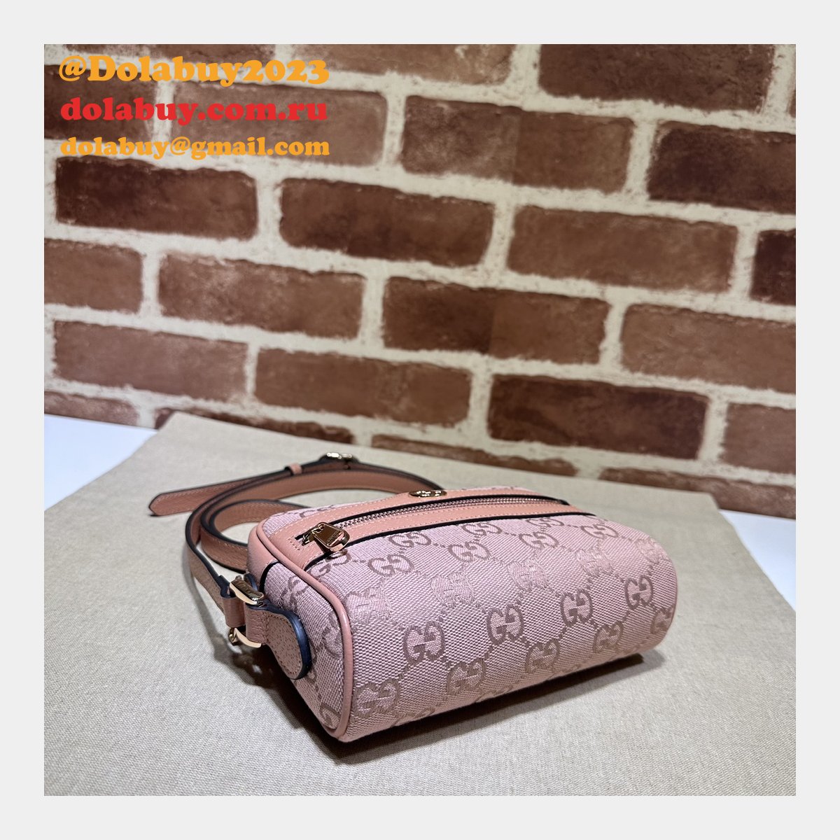 High Quality Gucci Pink Ophidia 574493 Replica Bag