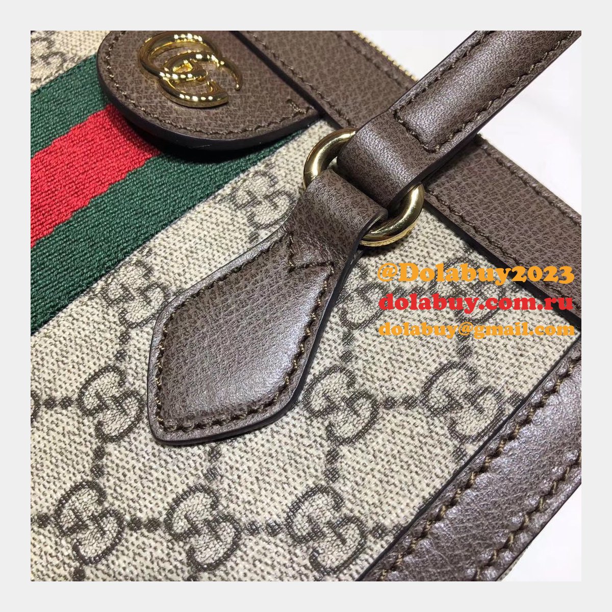 Top Quality Gucci GG 547551 Supreme Flora Ophidia Small Tote Bag