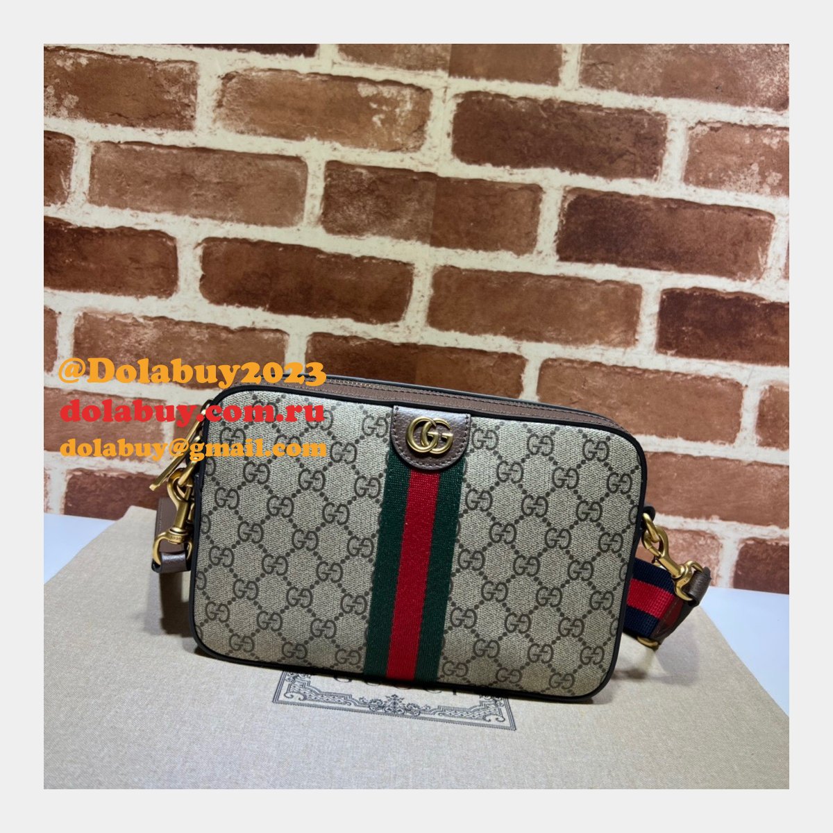 Buy 1:1 Gucci shoulder Ophidia GG shoulder 699439 replica bag