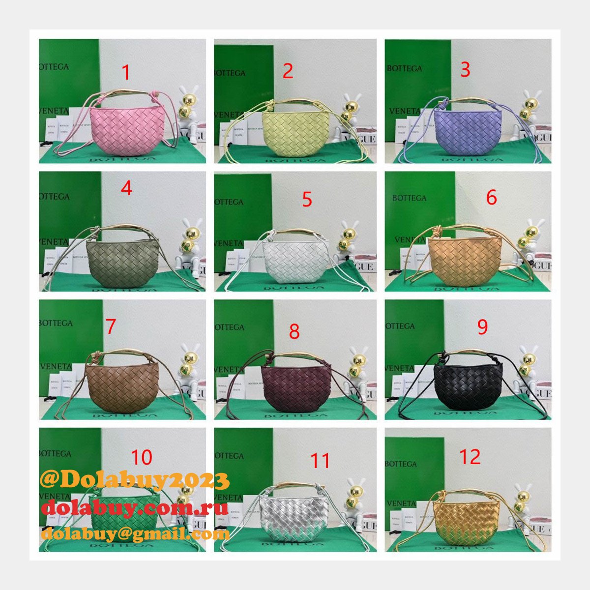 Replica Bottega Veneta Designer BV Mini Sardine 6680# Bags On Sale