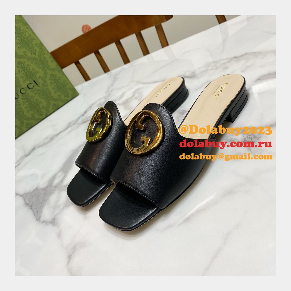 Blondie Inspired Gucci Platform Sandals Designer Replica Shoes