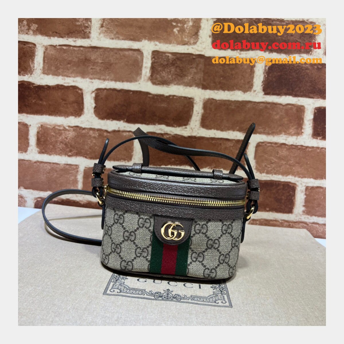 1:1 Quality Gucci Replica Ophidia GG Top Handle 699532 Bag