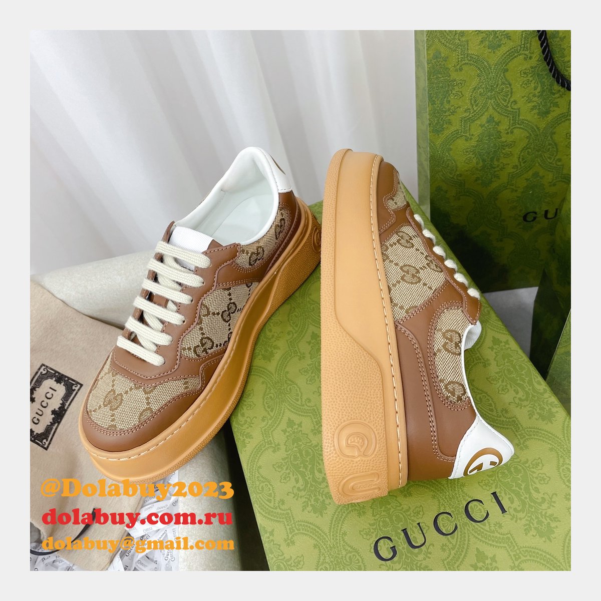 Gucci Replica GG Logo Shoes Online