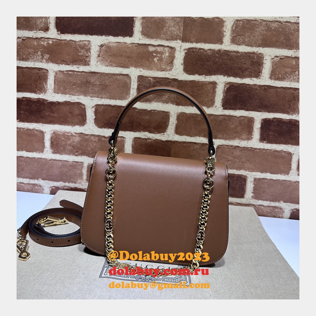 High Quality Gucci Blondie Top-handle 735101 Designer Bag