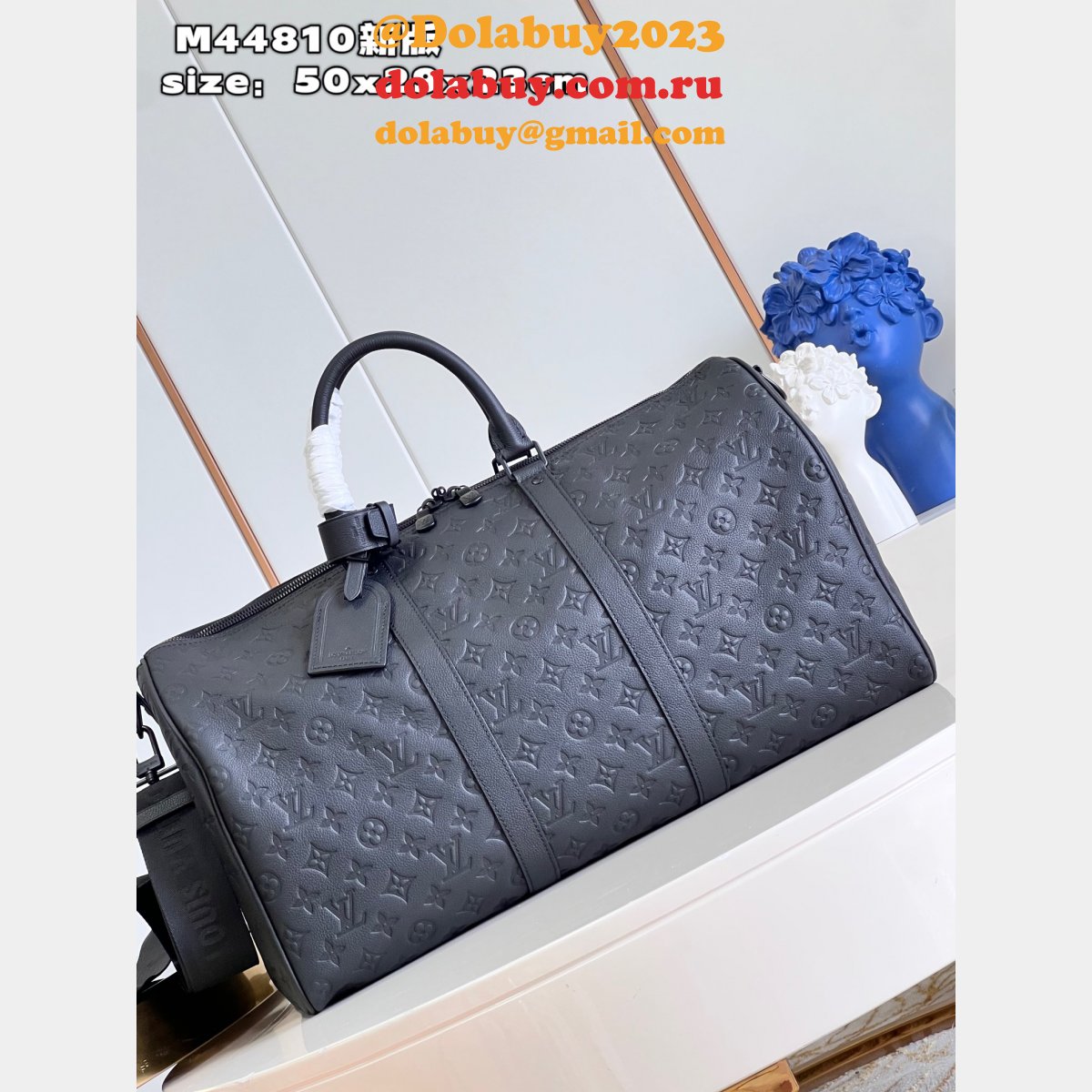 Keepall Bandoulière Fashion Louis Vuitton Replica 50  M44810 Monogram Bag