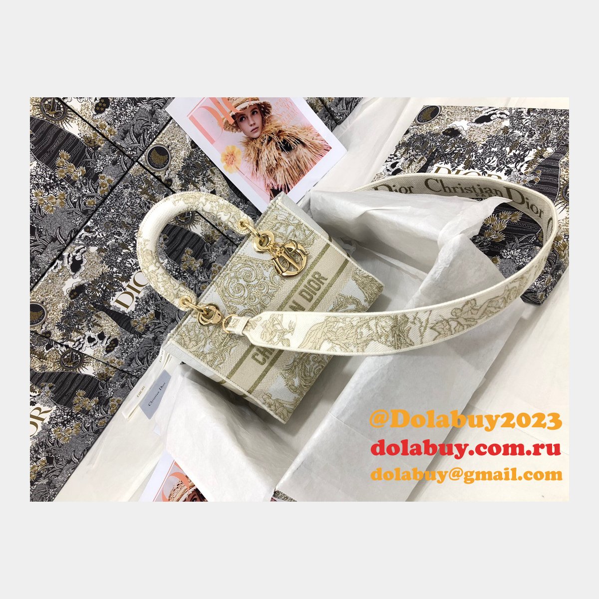 Best Cheap Lady Luxury Dior 24cm Replica Handbags Outlet