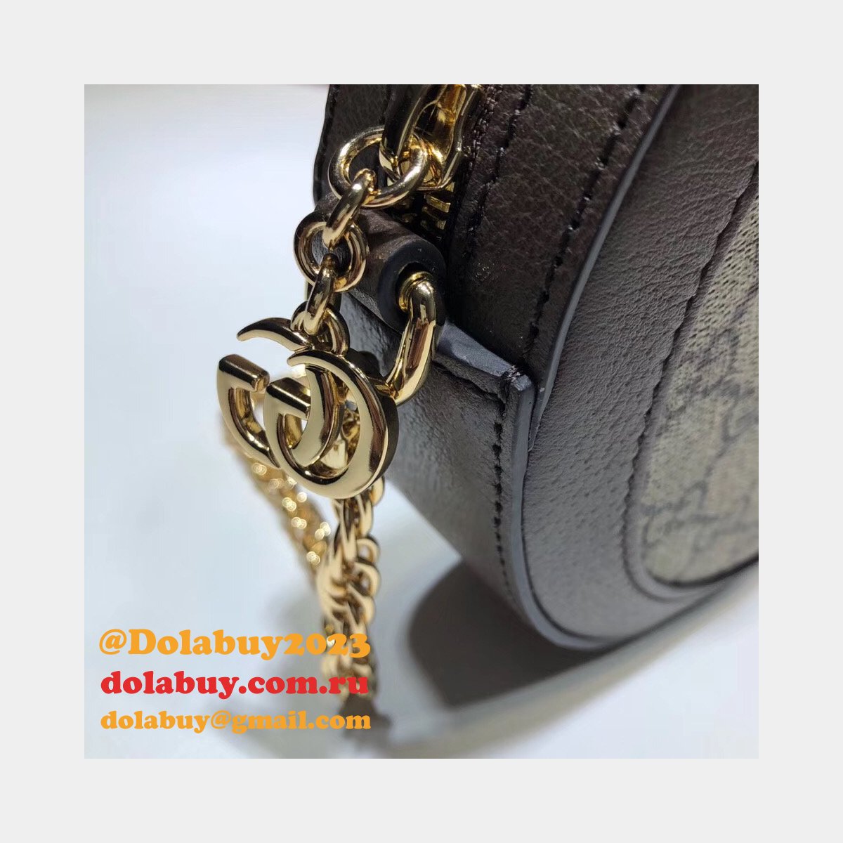 Best Gucci High Quality Ophidia mini round shoulder 550618 bag