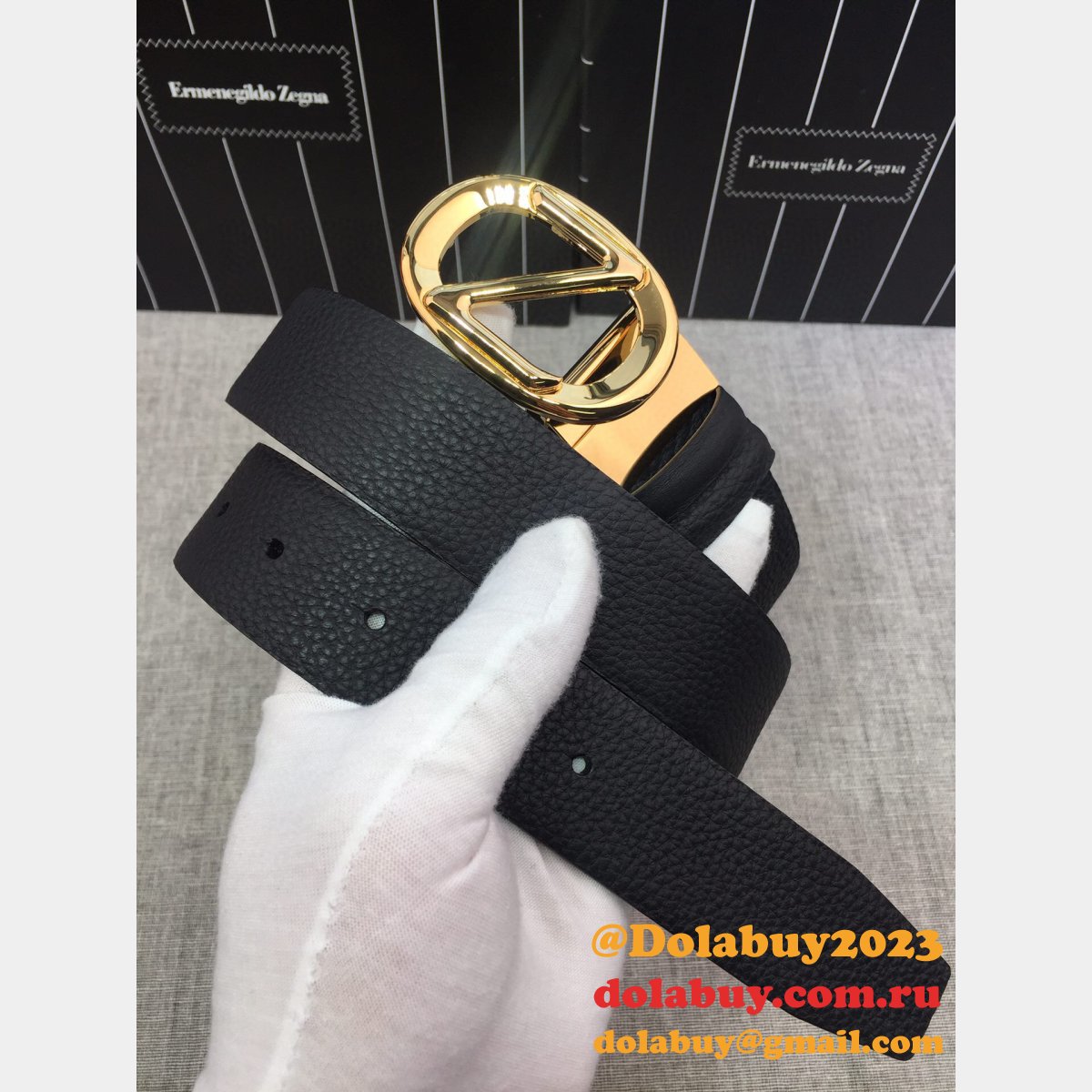 Cheap Gucci 35mm Ermenegildo Zegna Belts for Men