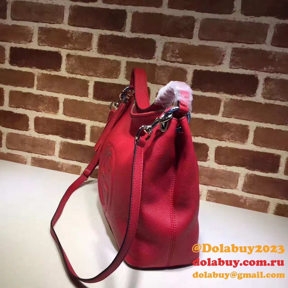 Replica Gucci Luxury Shoulder Soho Leather Hobo 408825 Bag
