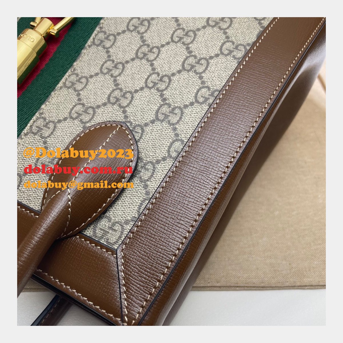 High Quality Replica Gucci 649016 Jackie 1961 Medium Tote Leather Bag