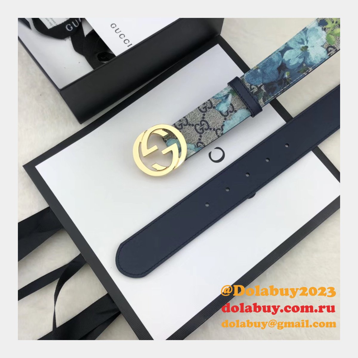 Gucci Belt With Double G Buckle 38mm-1 Top Quality