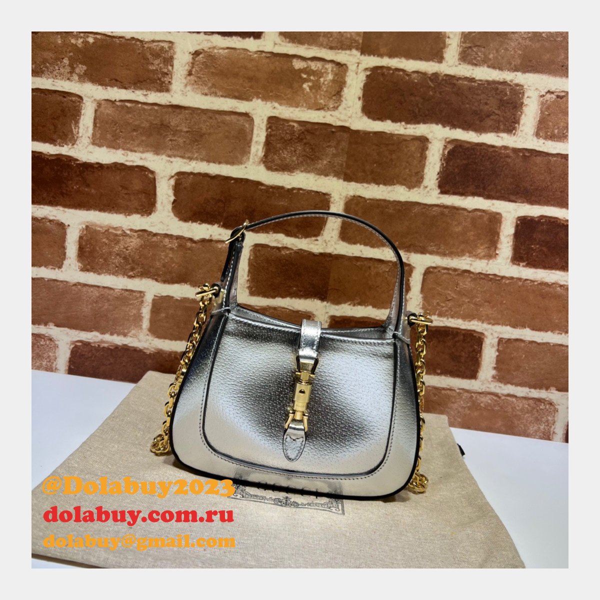 Gucci Replica Chain 675799 Jackie 1961 lizard Cheap bag