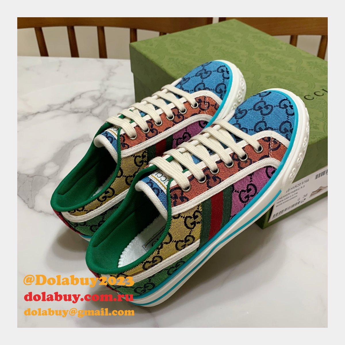 Replica Gucci Canvas Shoes 1977 Series Women/Men Quality For Sale