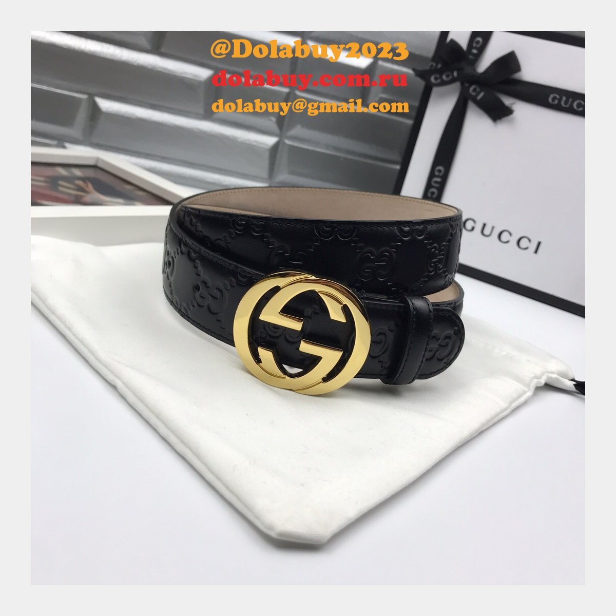 High Quality Gucci Replica Leather Belts