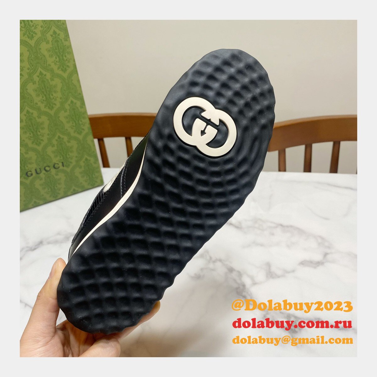 Gucci Replica Inspired Mac80 Leather Low-top Sneakers 1:1 Mirror Shoes