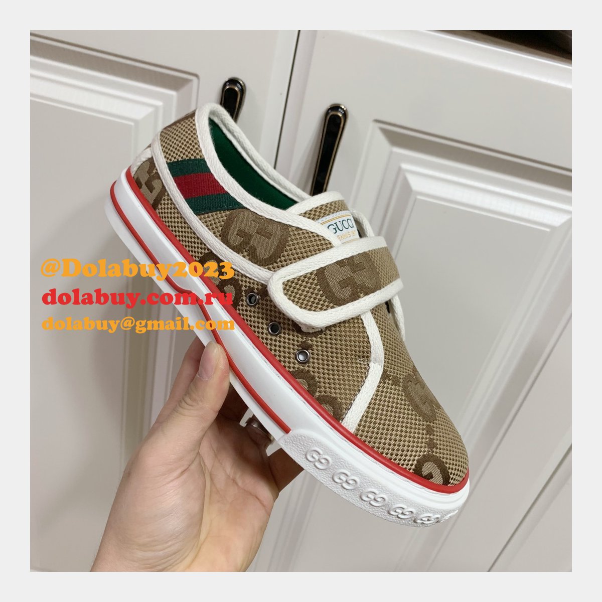 Gucci High Quality Replica GU7 1977 Canvas Perfect Shoes
