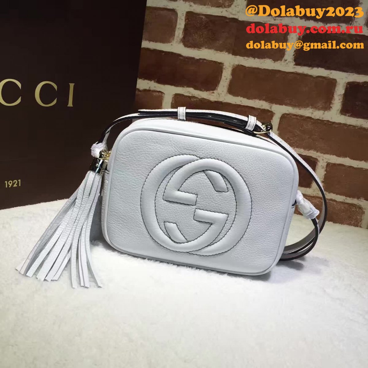 AAA+ Gucci Replicas Soho small leather disco 308364 bag