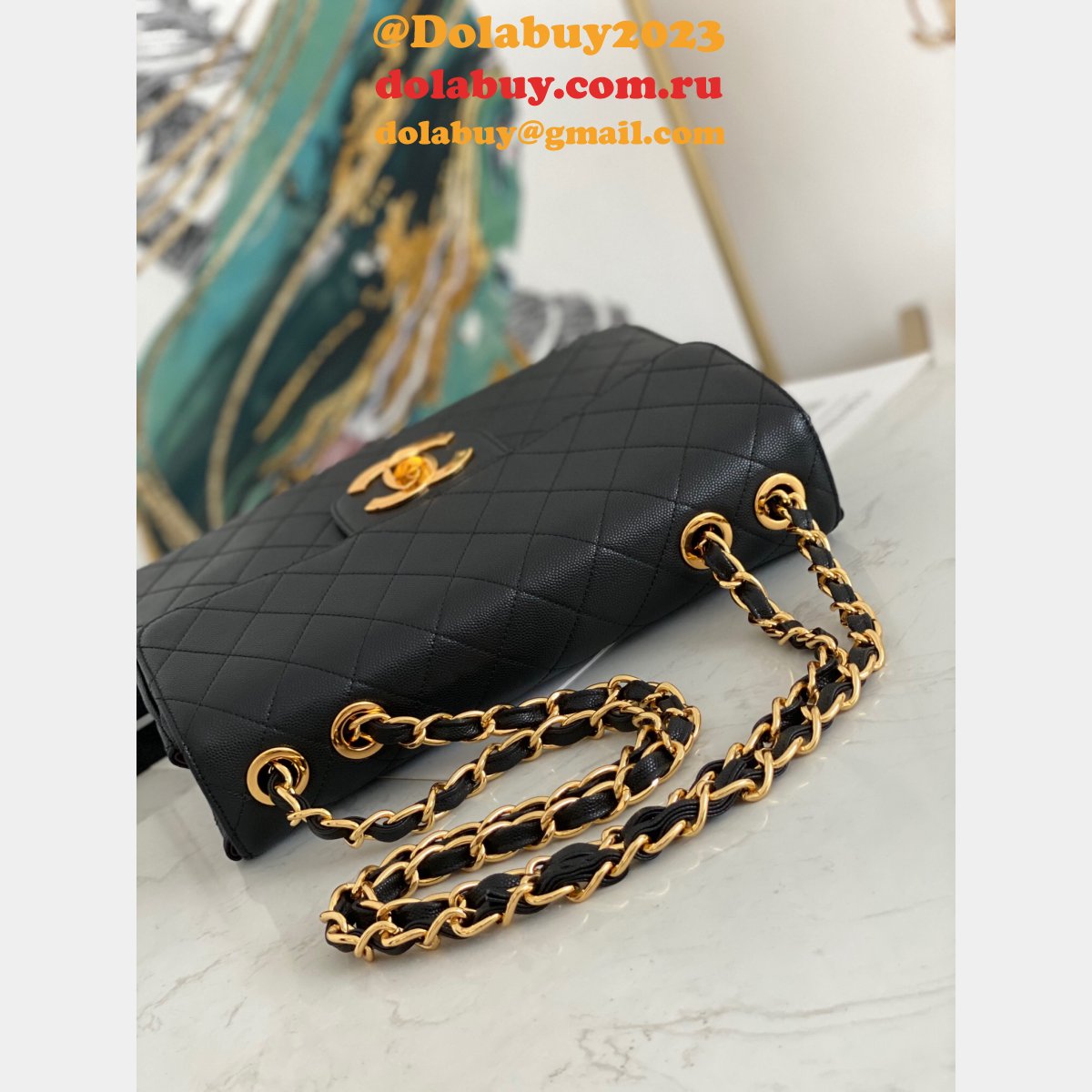 7 Star Site For Replica CC CF Black Bags Sale China