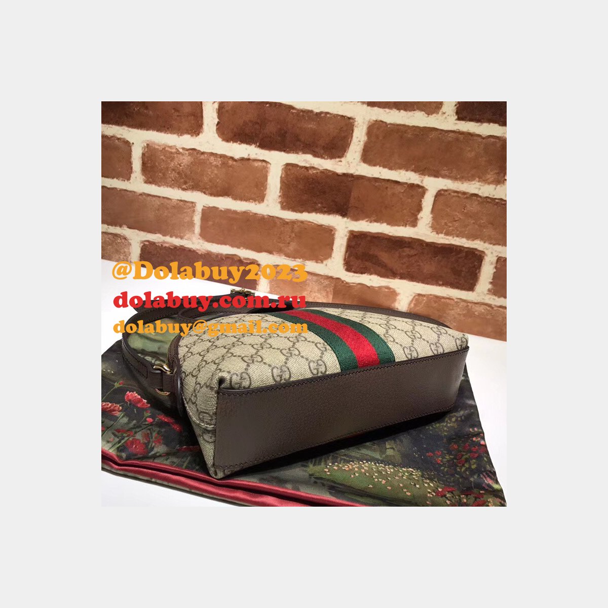 AAA+ Gucci High Quality Ophidia Small Shoulder 499621 Bag Zipper