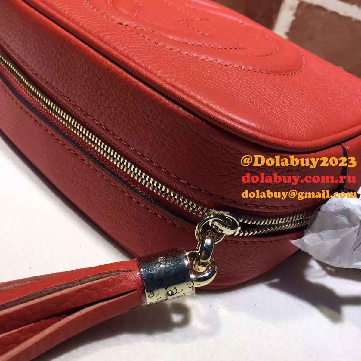 AAA+ Gucci Replicas Soho small leather disco 308364 bag
