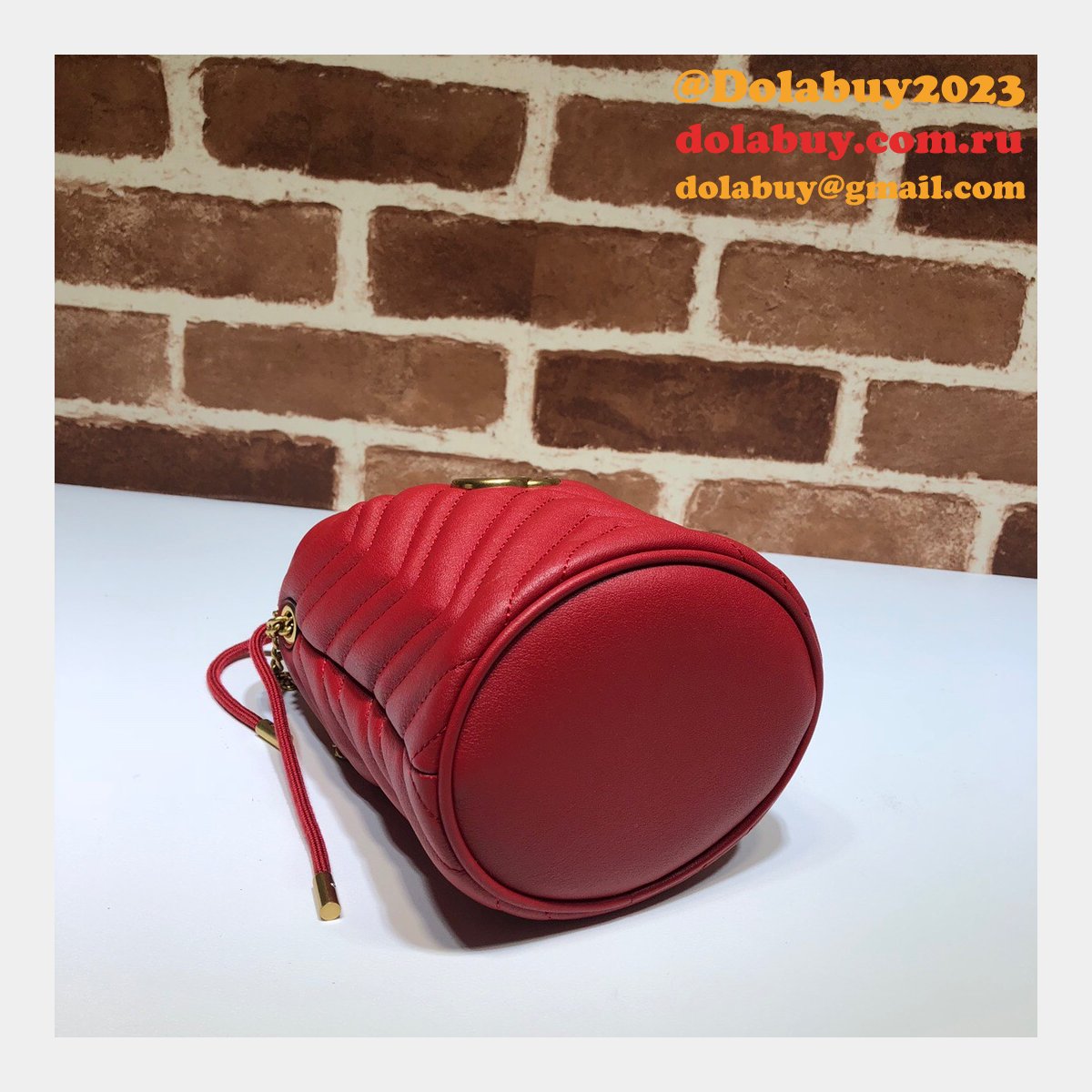 Gucci Replica 7 Star GG Marmont mini bucket 575163 bag