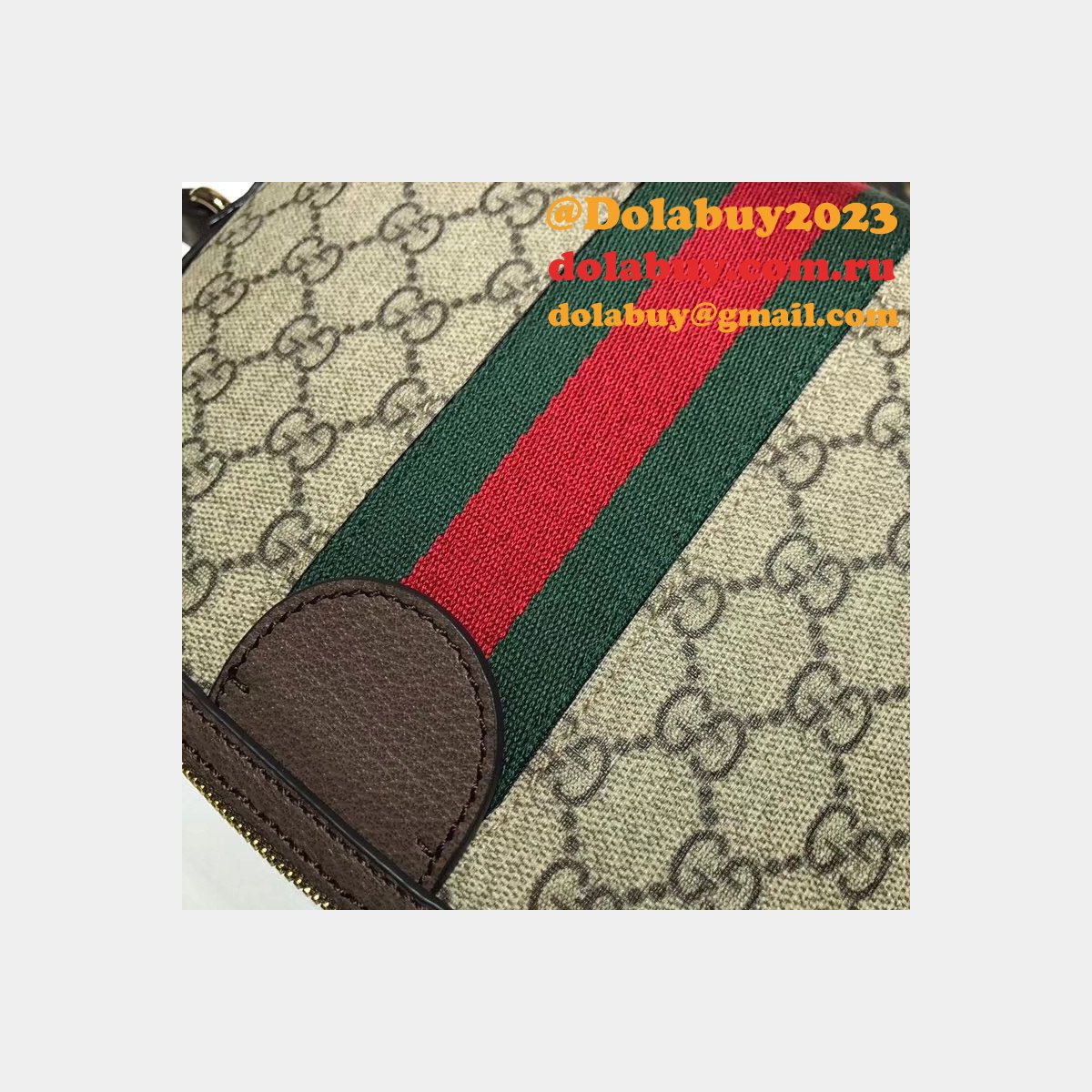 AAA+ Gucci High Quality Ophidia Small Shoulder 499621 Bag Zipper