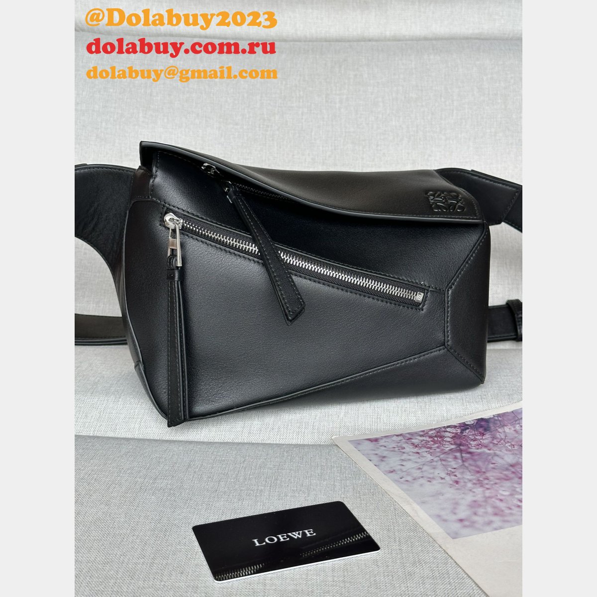 Top Quality Loewe Small Classic Calfskin Puzzle Belt Bag