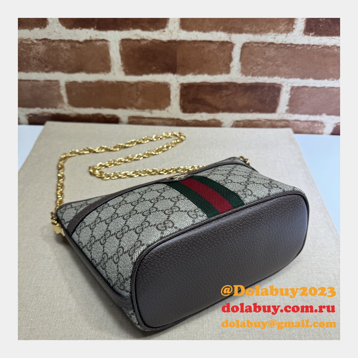 Ophidia GG Perfect Replica Gucci 781397 Shoulder Designer Bag
