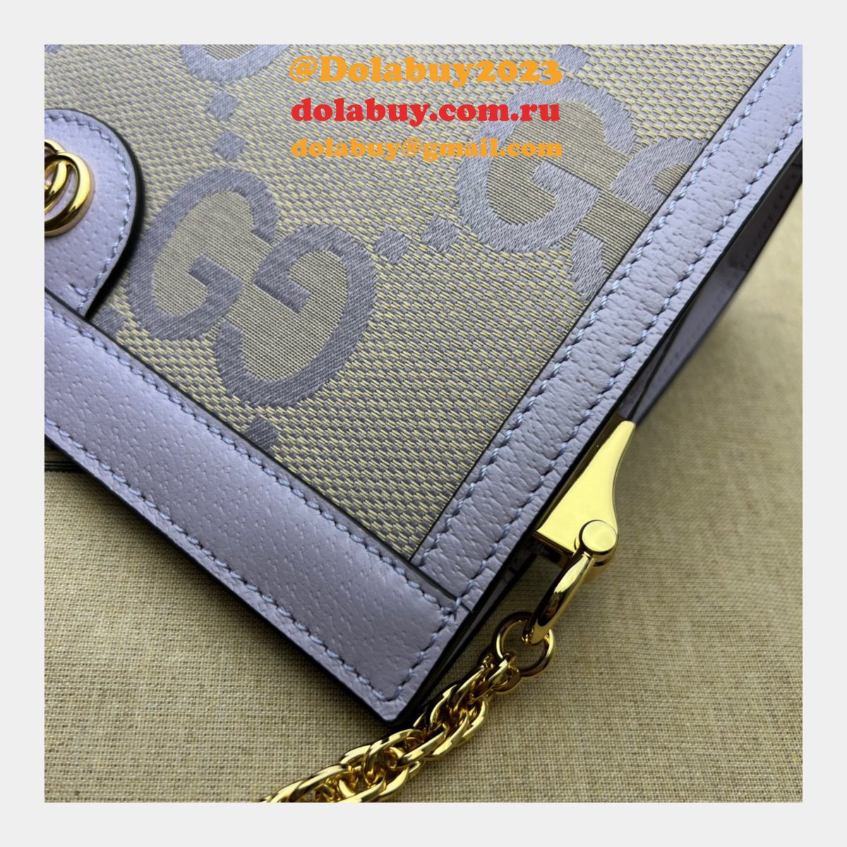 Gucci Best Ophidia 503877 Jumbo GG Fake Shoulder Bag
