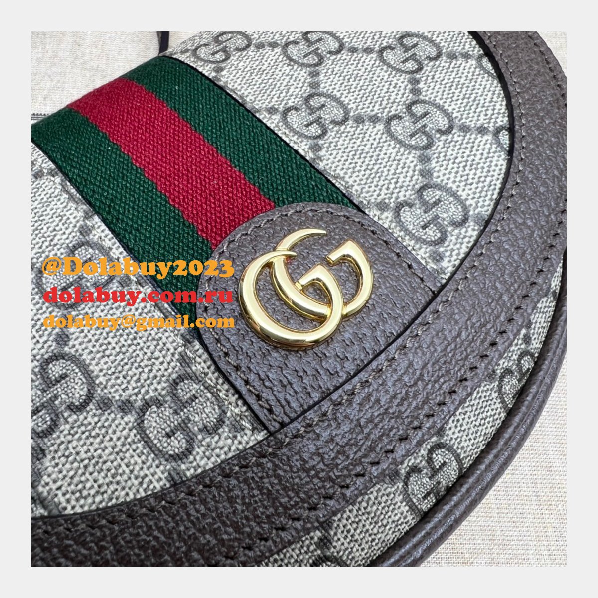 Gucci High Quality Ophidia 757309 GG shoulder Copy Bag