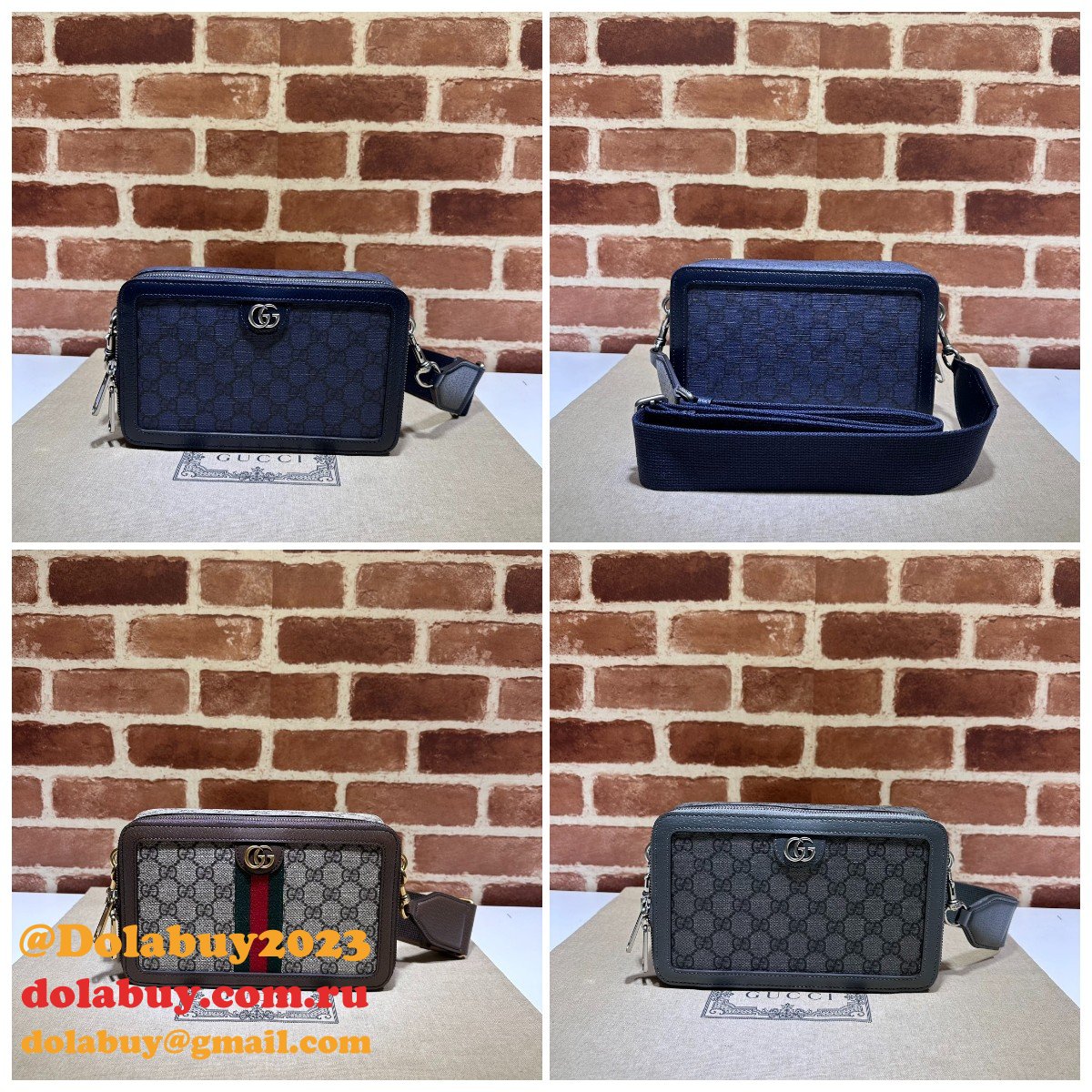 Duplicate Ophidia GG Canvas Gucci 771174 Designer Fake Bag
