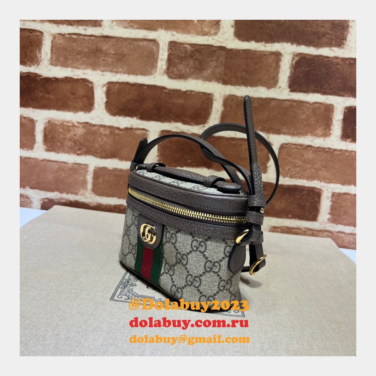 1:1 Quality Gucci Replica Ophidia GG Top Handle 699532 Bag