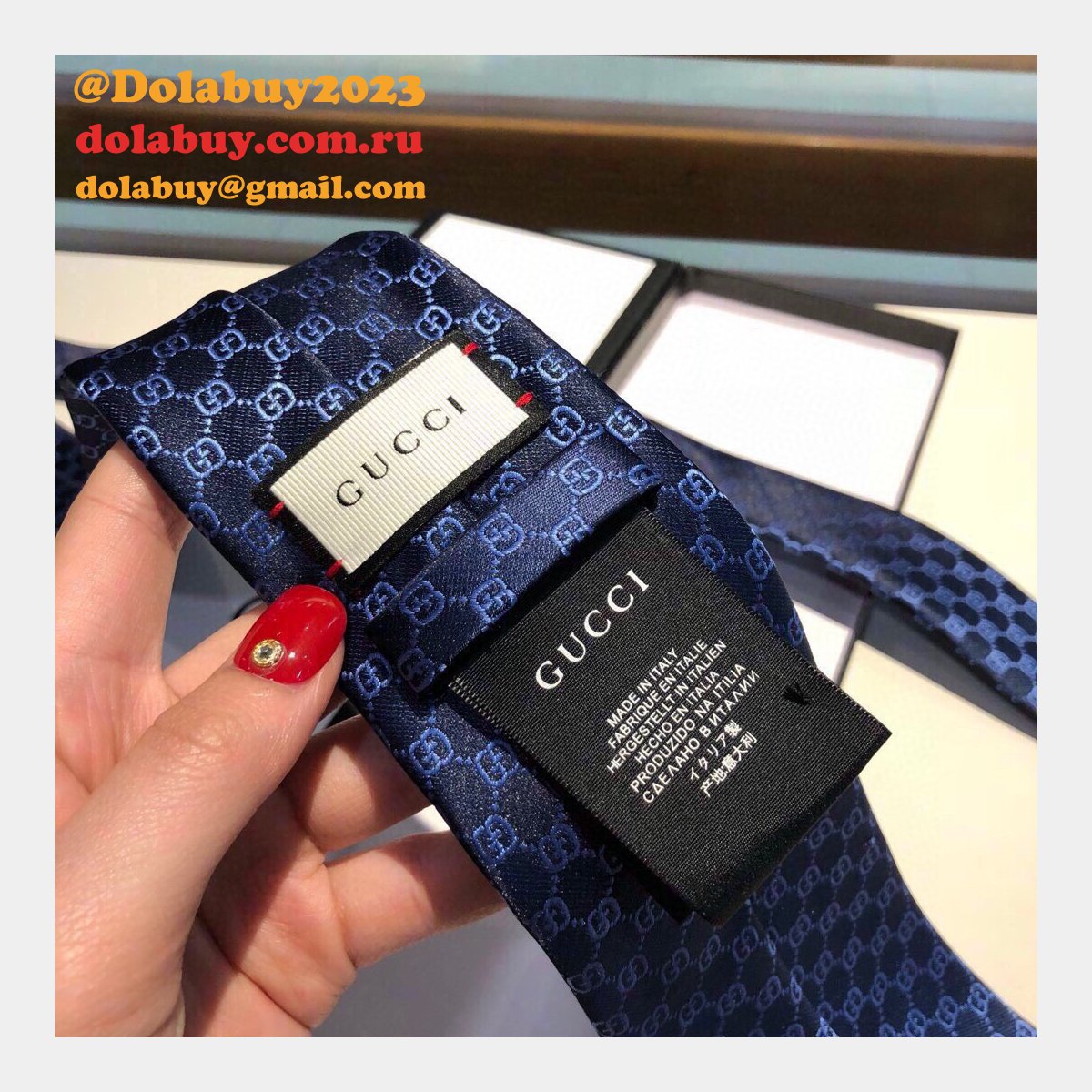 Replica Gucci Ties for Men Round neck