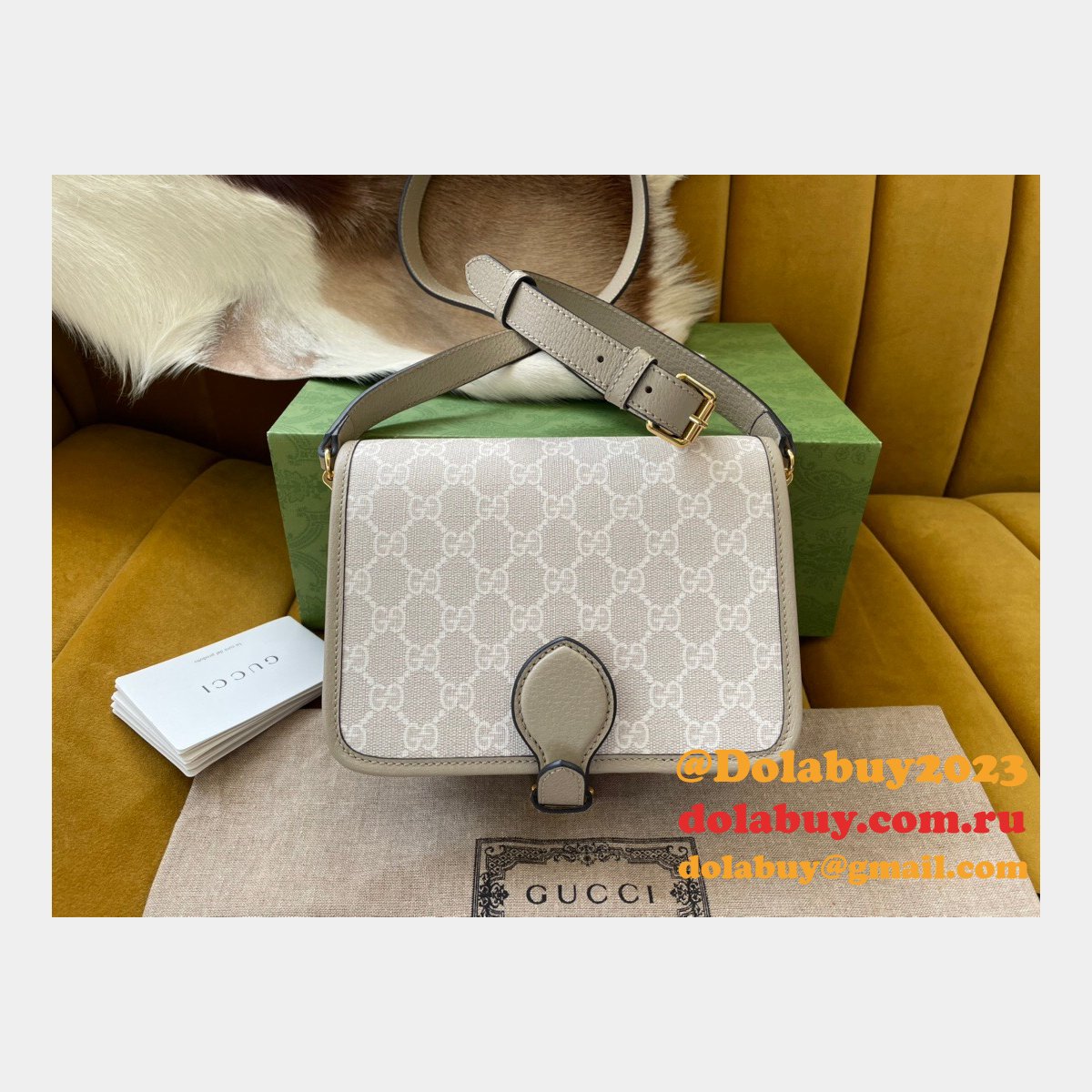 Gucci UK Messengers 671620 shoulder Interlocking G Replica bag