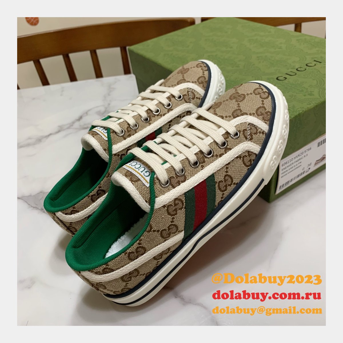 Replica Gucci Canvas Shoes 1977 Series Women/Men Quality For Sale
