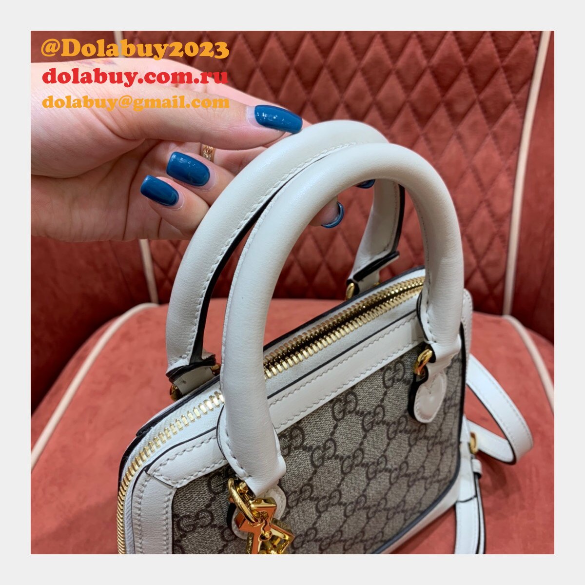 Gucci Replica 1955 Horsebit top handle 640716 mini