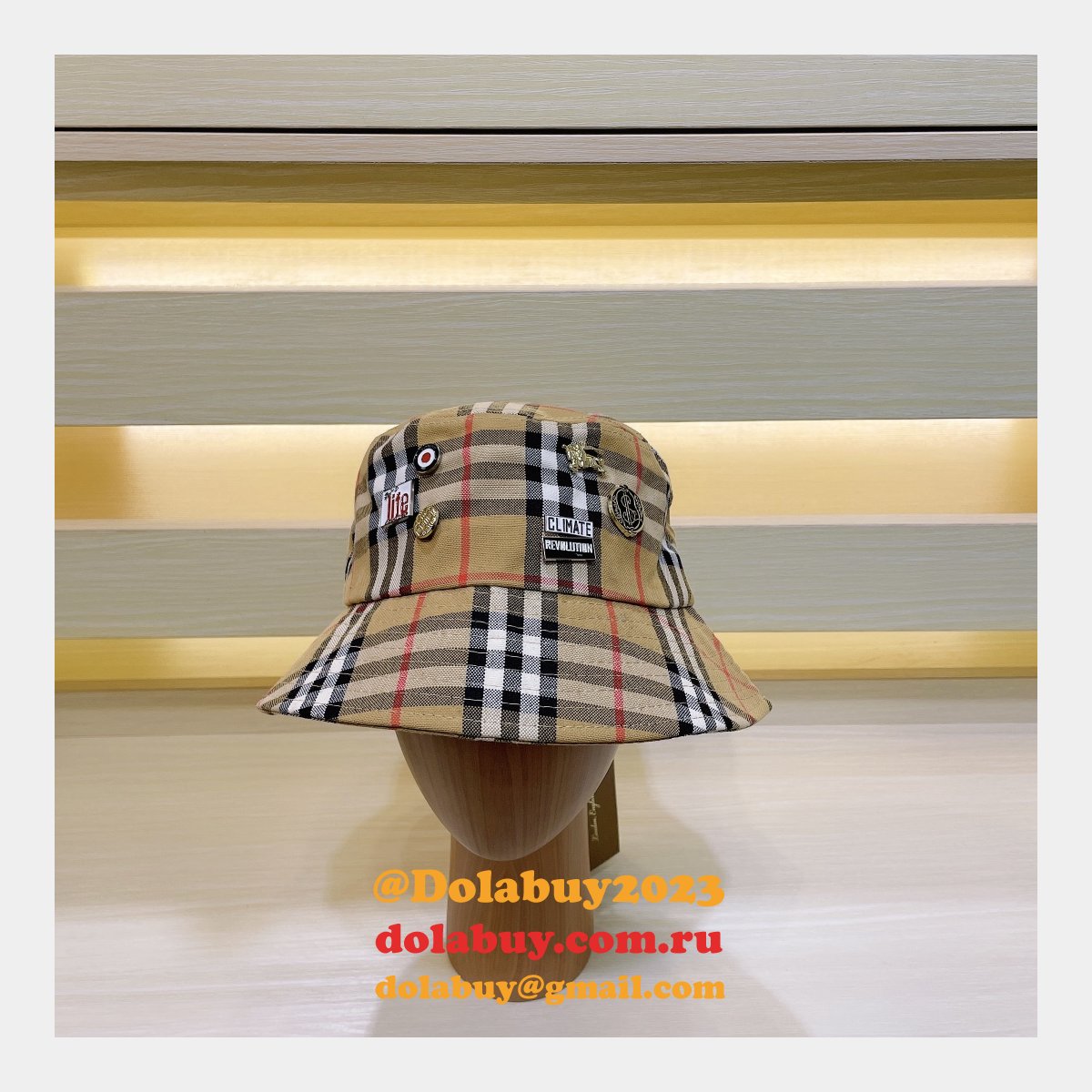 Luxury Burberry Shop Replica fishmen hat