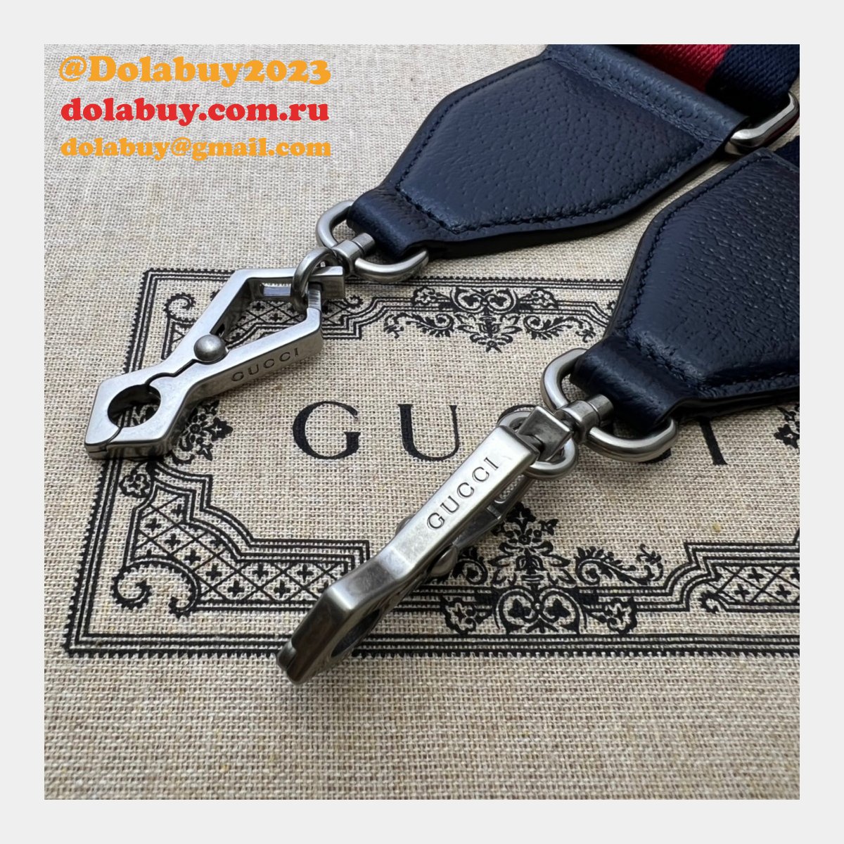 Fake 658574 Gucci Wholesale Horsebit 1955 GG mini bag