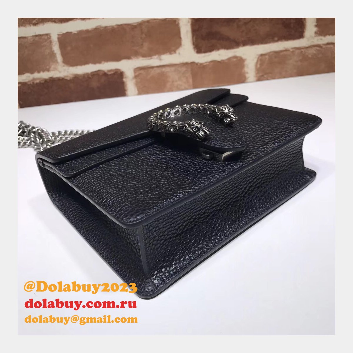 7 Star Gucci Replica Dionysus leather mini 421970 bag
