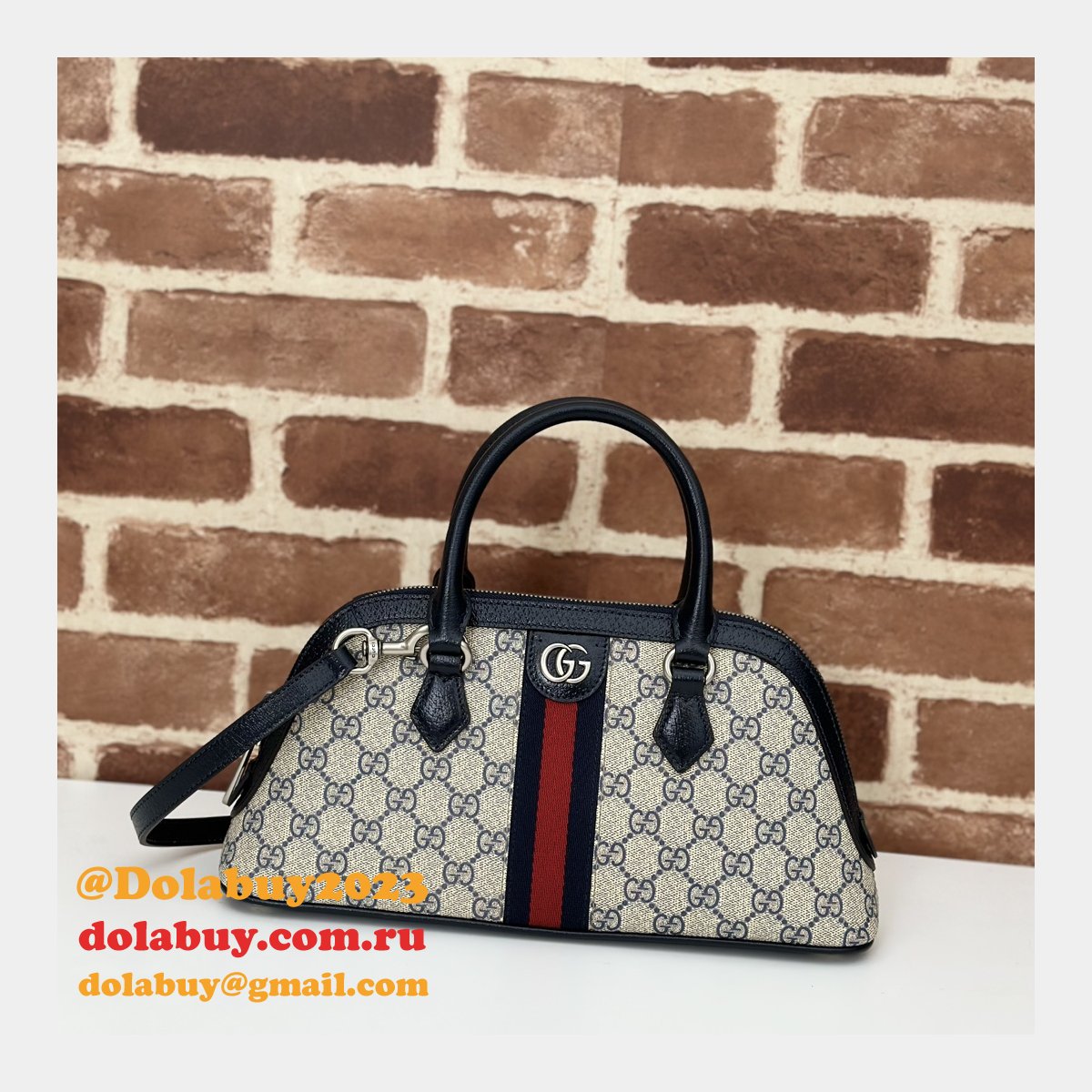 Luxury Gucci 795249 Ophidia Shoulder Top Handle Duplicate Bag
