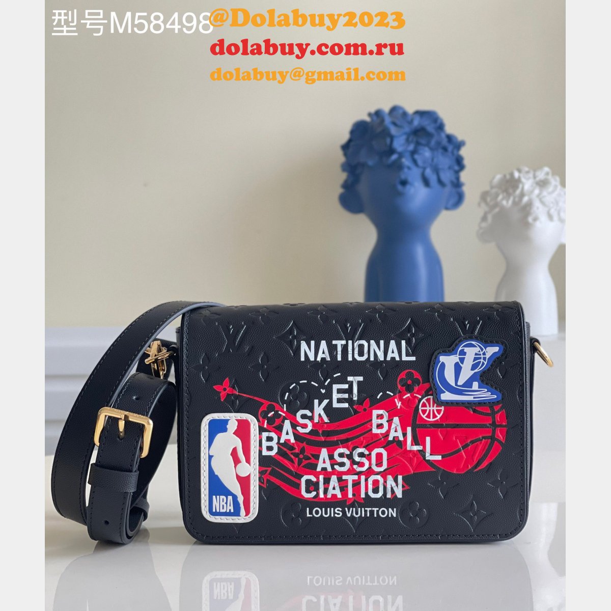 Shop For Quality Louis Vuitton Replica LVxNBA Studio Messenger M58498 Bags