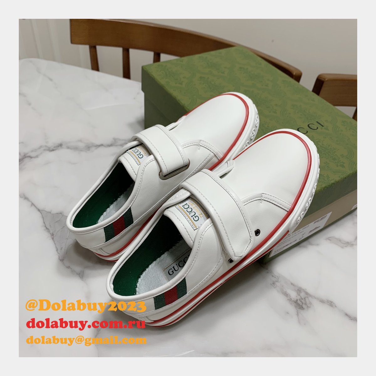 Gucci High Quality Replica GU7 1977 Canvas Perfect Shoes