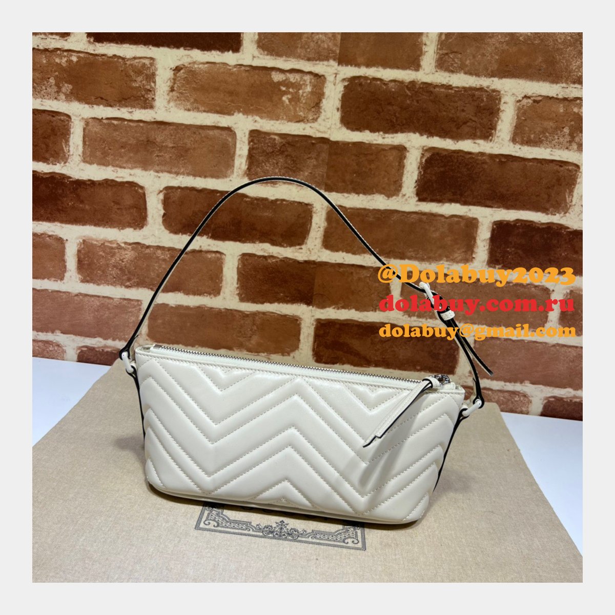 Fashion Gucci Replica 739166 GG Marmont Shoulder Bag