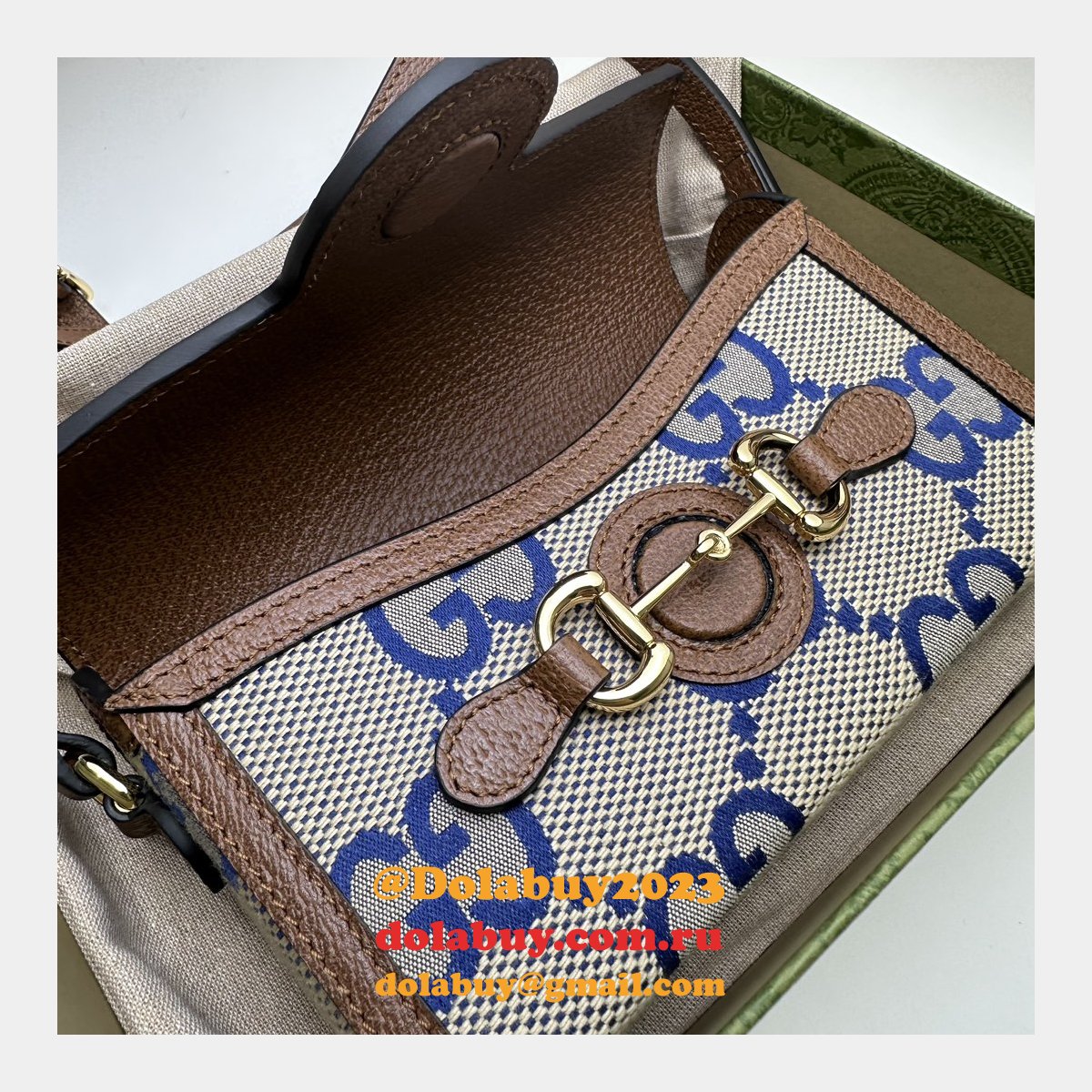 Horsebit Gucci 1955 1:1 Mirror Messenger Crossbody Best Bags