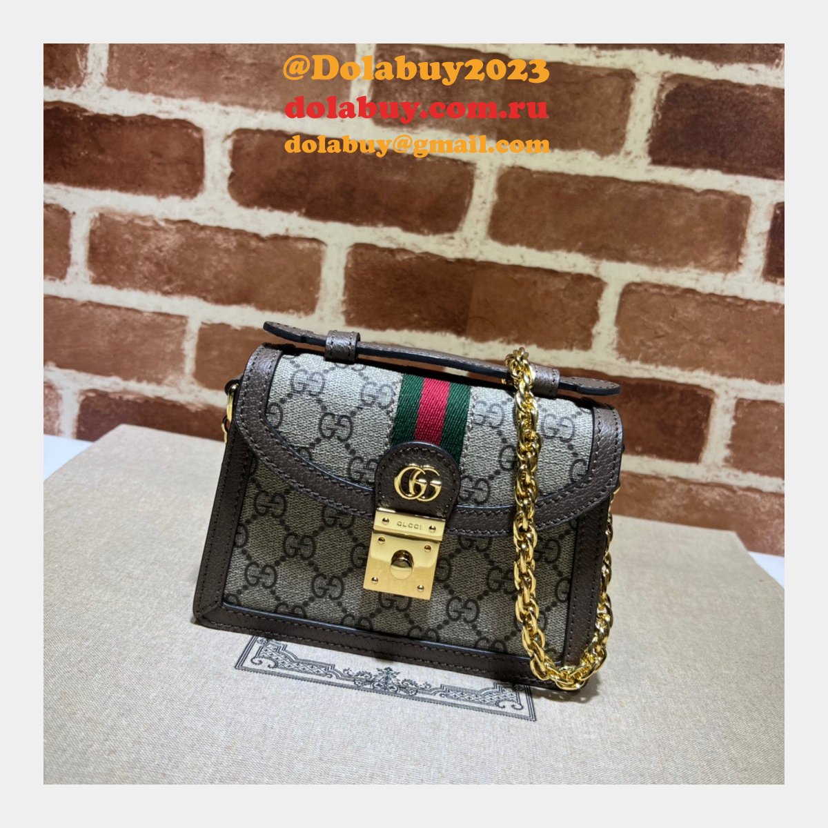 Gucci Online sale best replica Ophidia GG mini shoulder 696180 bag