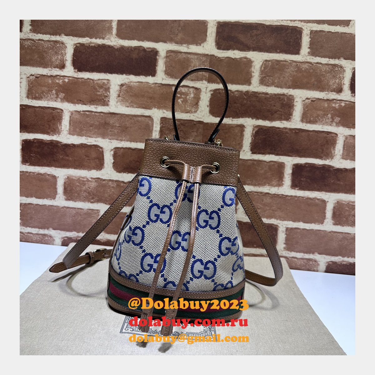 Ophidia Gucci Replica GG Supreme 550621 Crossbody Wholesale Bag
