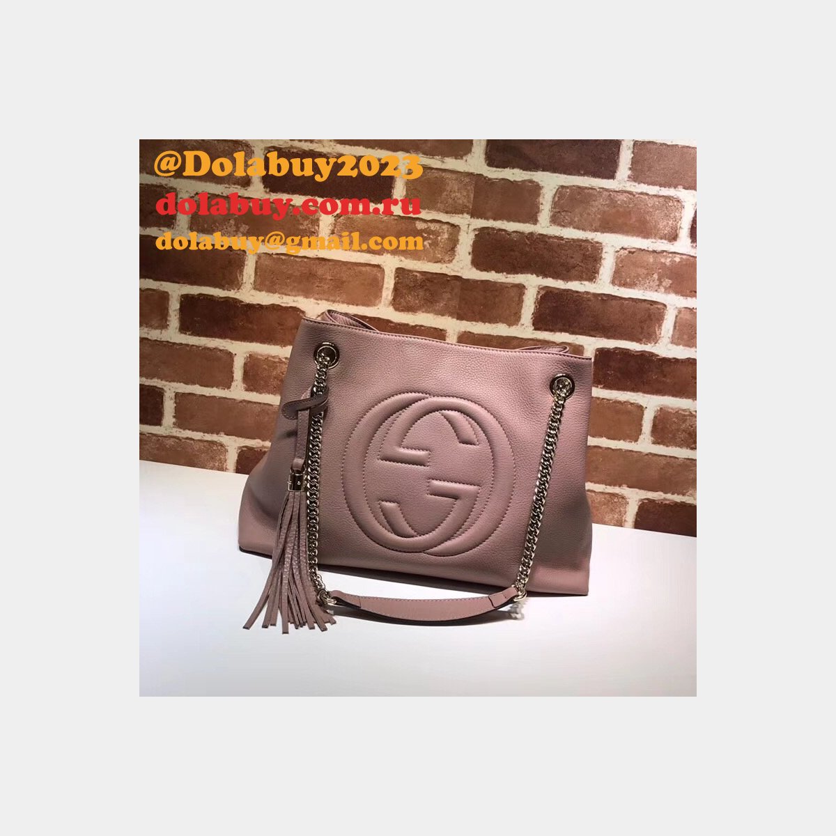 7 Star Gucci Replica Soho leather shoulder 308982 bag